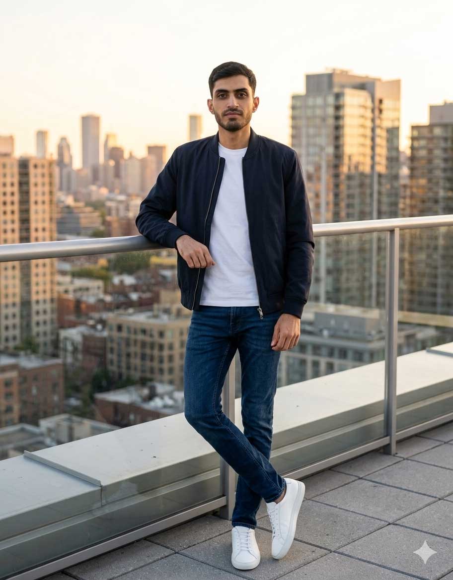 City Views & Chill and Elevated Style- Gemini Prompts for Image Generation Man