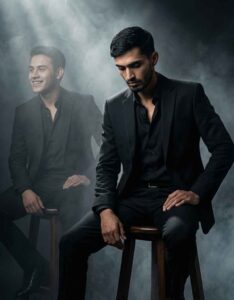 Dark Luxury Dual Persona Portrait – Gemini Copy Paste Prompt for Men