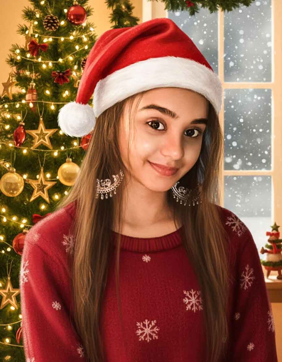 Gemini Copy Paste Prompt – Realistic Christmas Photo Transformation AI Prompt for Personalized Holiday Gifts